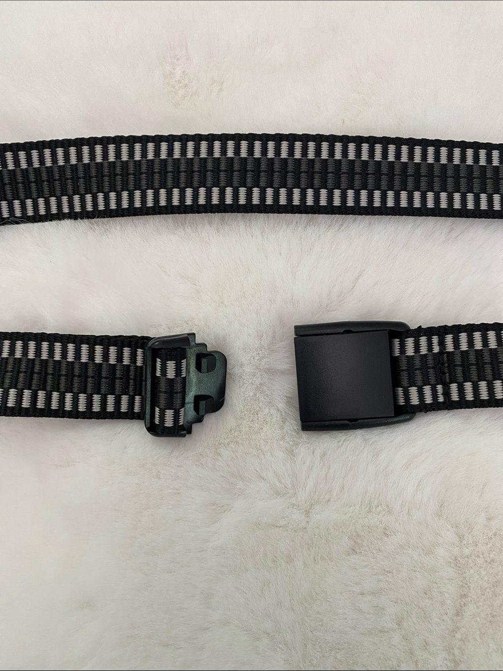 Black Webbing Belt. Approx 45” long